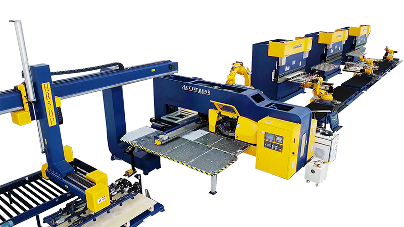 冲床折弯自动化生产线